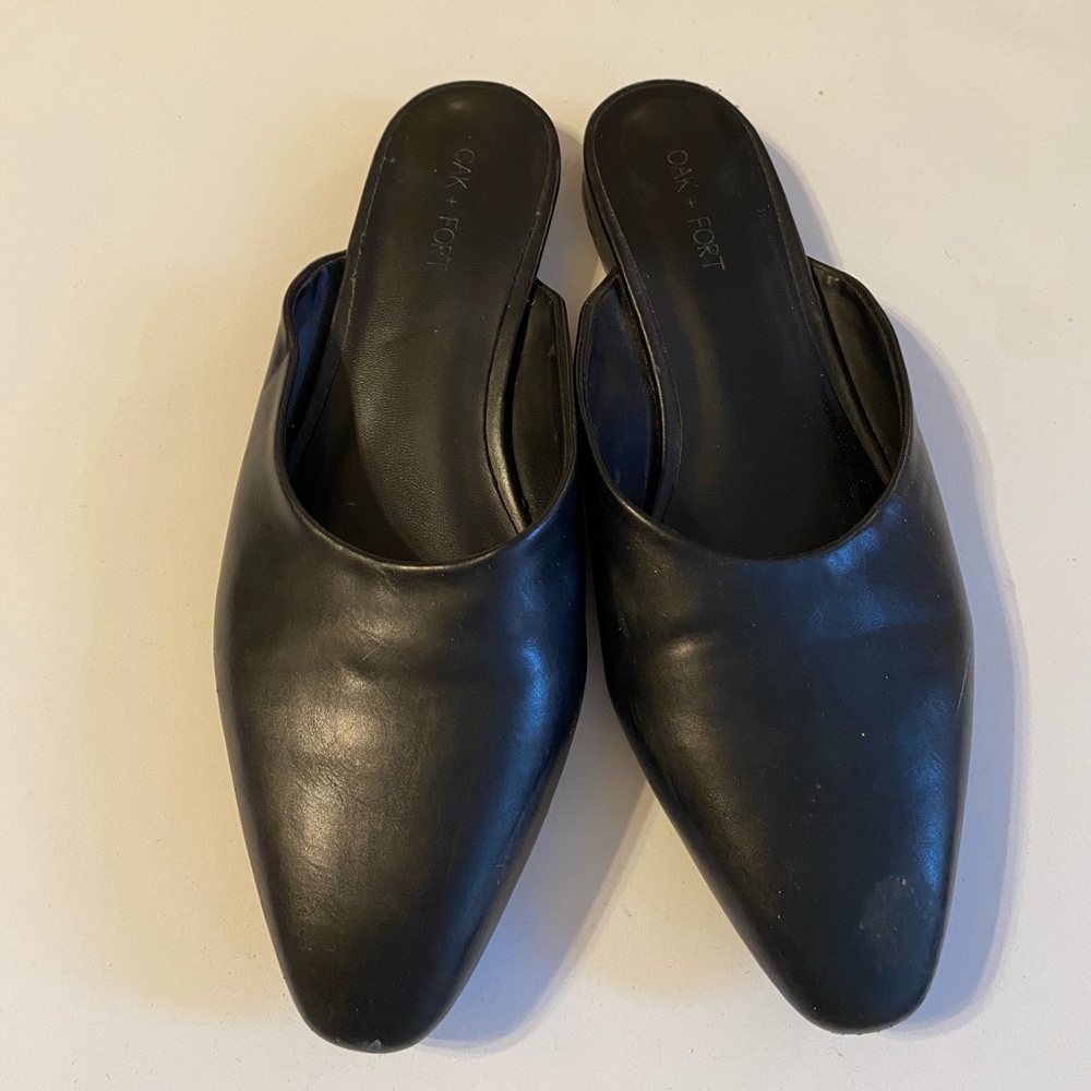 Oak & Fort flat slide mule